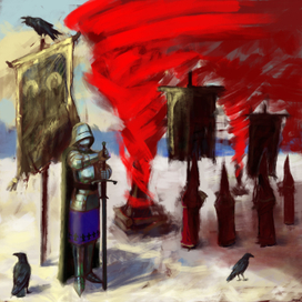 "Когда ведьмы горят красным".