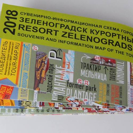 Карта Зеленоградска - 2018
