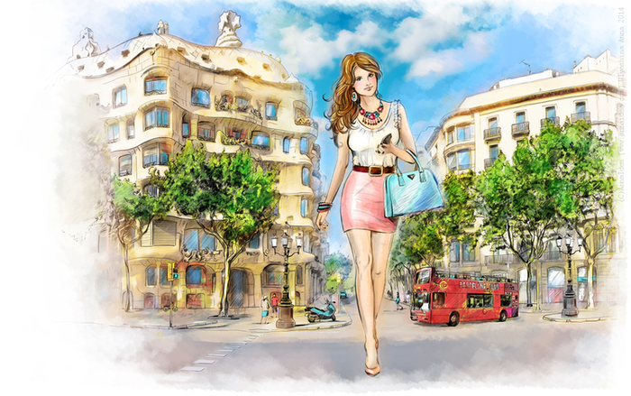 ГОРОД. БАРСЕЛОНА.