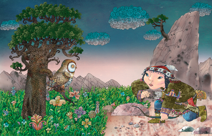 Долина цветов. Тофаларская сказка. Сказки народов Сибири.