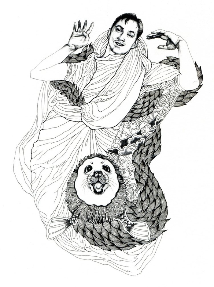 Портрет с котиком