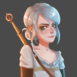 Digital Art Ciri The Witcher