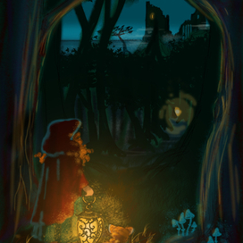 Темный пейзаж