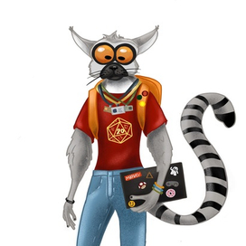 Лемур любознательный в играх 