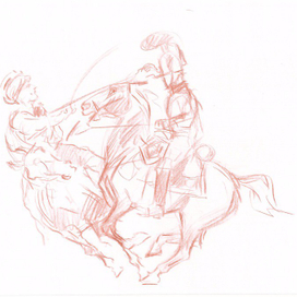 Эскизы к картине 