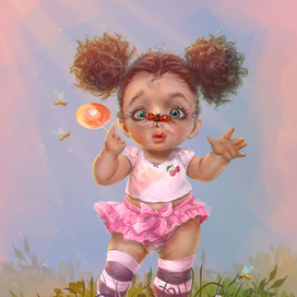 Забавная малышка