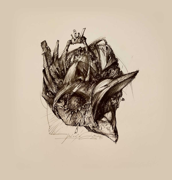 ...эскиз плача