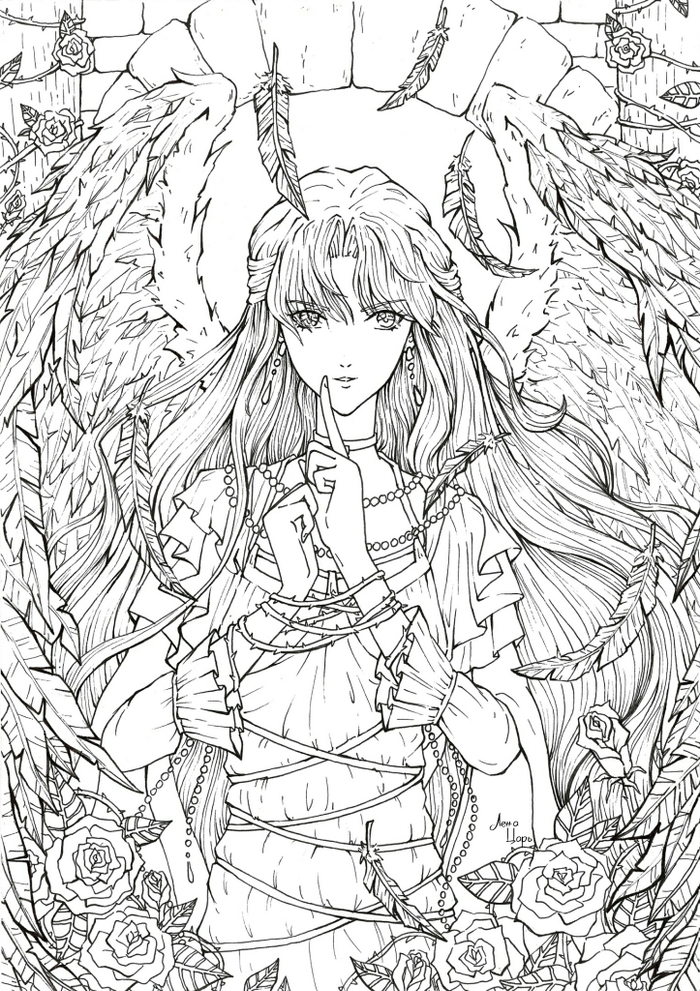 Антистресс раскраска 