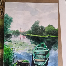 "Акварельный этюд. Переяславль-Залесский" 