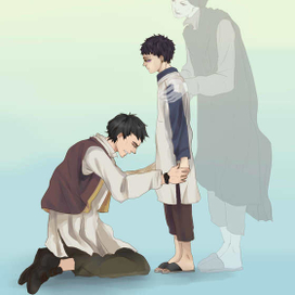 Иллюстрация к книге "Бегущий за ветром" Халеда Хоссейни