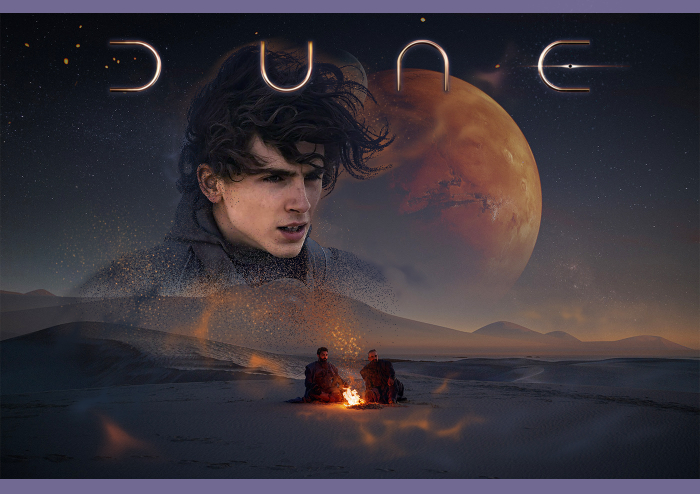 Poster based on Dune.(NODIA & Mondlicht Studios feat. AGNIVO)