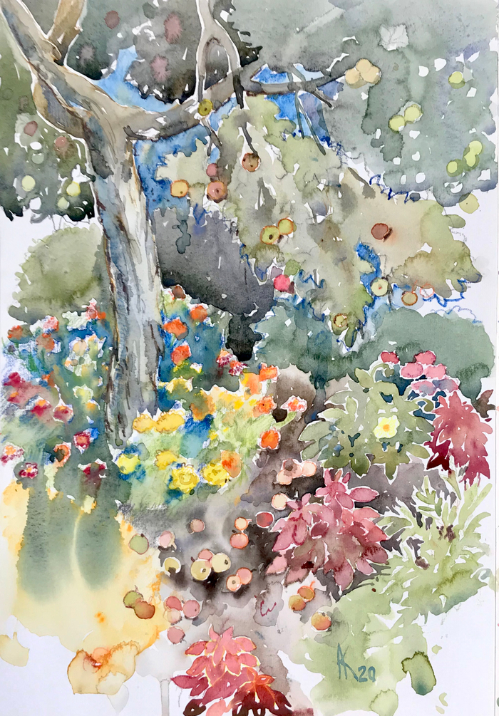 Яблочный ковёр 