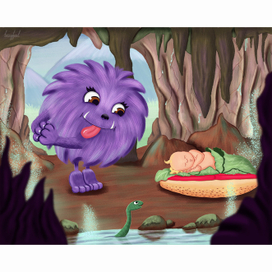 Монстр в пещере