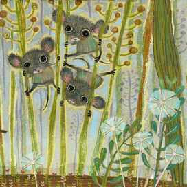 стилевой эскиз к мультфильму "Лучшее место на свете", мультфильм киностудия "Беларусьфильм"