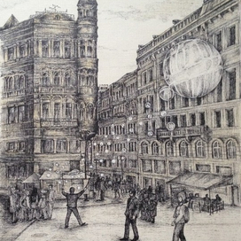 Прага. Мыльные пузыри