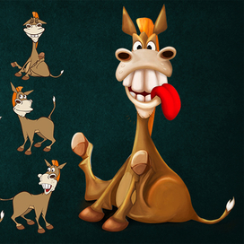 Концепт персонажа. Ослик