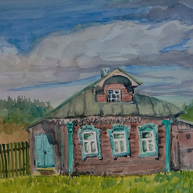 Старобислово Тверской области.Старый дом.