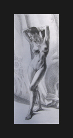 Обнаженная натурщица.