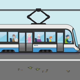 иллюстрация для детской книги о служебной технике