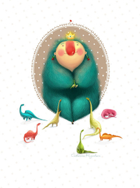 Катя - королева динозавров!