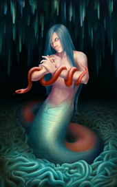 Живой тотем. Змей.