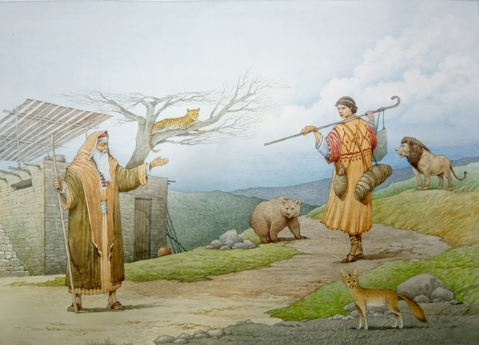 Иаков провожает Иосифа