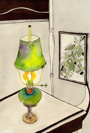 Зелёная лампа