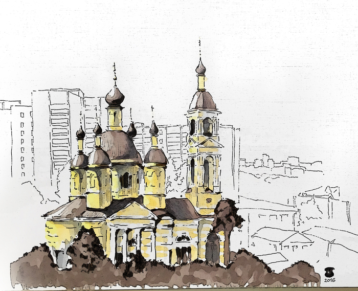 Моя Москва. А из нашего окна... ))