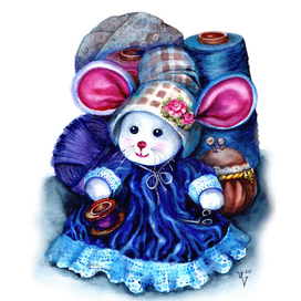 Мышка-рукодельница