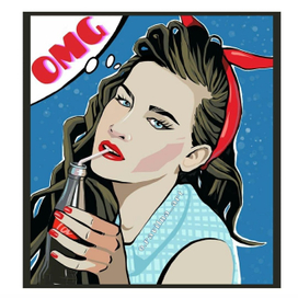 Рекламный баннер, Поп-арт, комикс