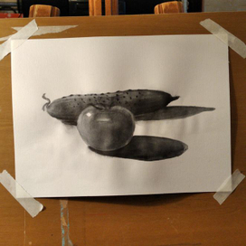 Натюрморт из двух предметов