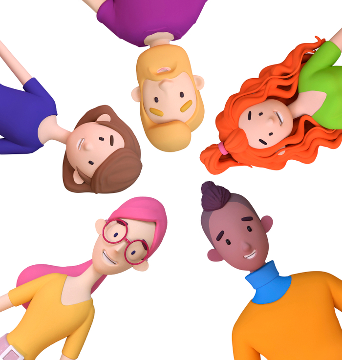 Портрет студентов разной национальности