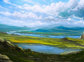 Вид на долину