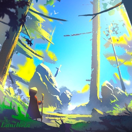 На краю леса