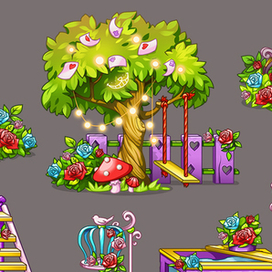 Мебель для Сада Алисы