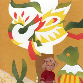 По мотивам мозаики на детском садике