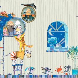 Художник и корова Муза