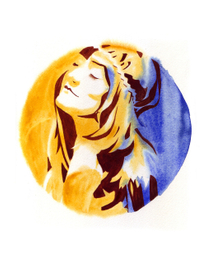 Портрет акварелью