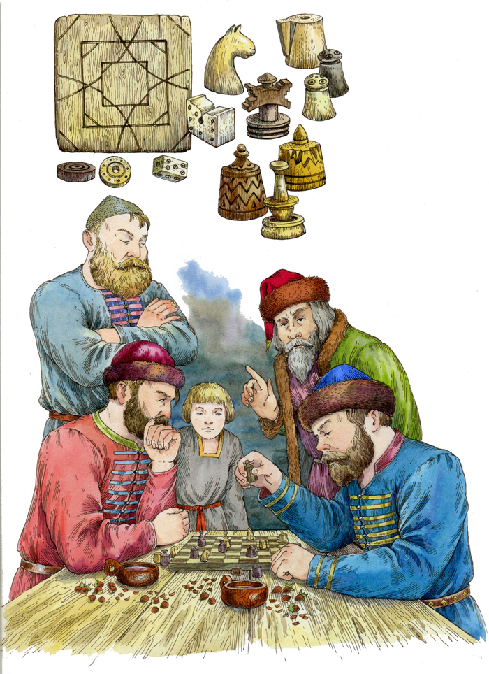 Игры в древнем Новгороде