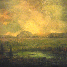 Пейзаж с озером