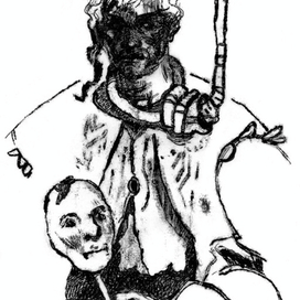 Иллюстрация к пьесе "Розенкранц и Гильденстерн мертвы"