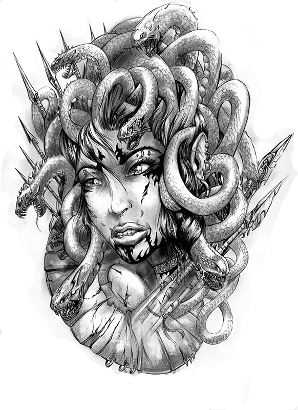 Medusa tattoo