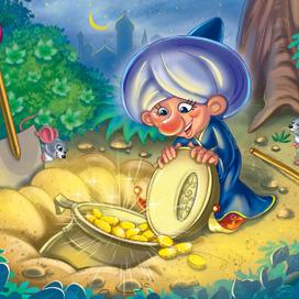 Иллюстрации к сборнику Гауфа "Маленький Мук"