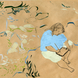 маленький поэт на реке