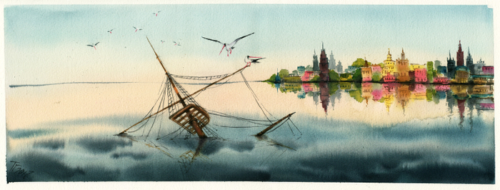 Не дотянул до причала...