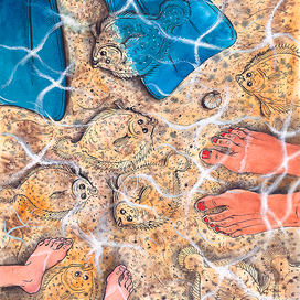 "Живой песок".