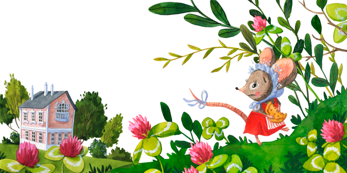 Иллюстрация для книги "Мышка-Нешумишка"