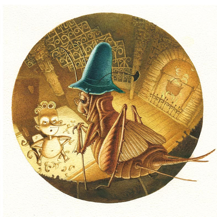 Маленький, мудрый и чуть побольше, но бестолковый