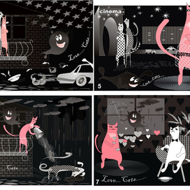 Serials "Spring, ..Love,...Cats"