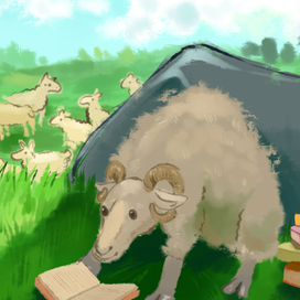 Стилизованные иллюстрации животных